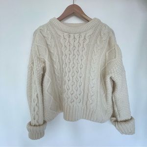Yan Tan designer 100% British wool sweater NWOT
